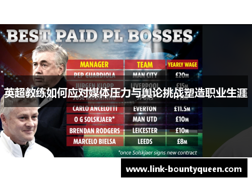 英超教练如何应对媒体压力与舆论挑战塑造职业生涯 英超教练如何应对媒体压力与舆论挑战塑造职业生涯
